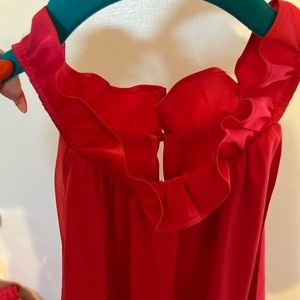 White House Black Market Fuchsia halter top Size 10 New with Tags